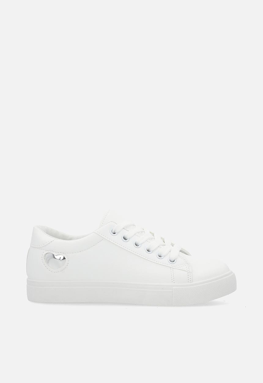 Pop Candy - Lace up sneakers-white