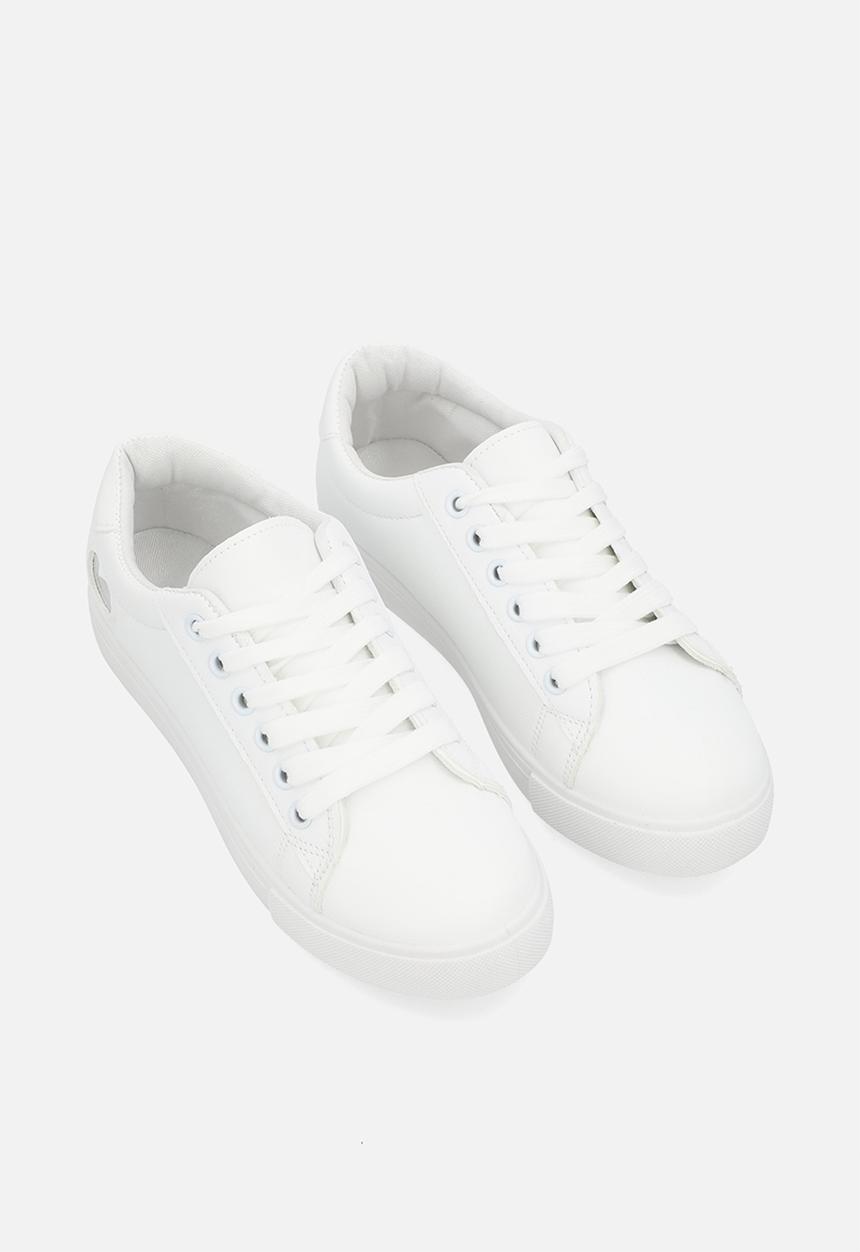 Pop Candy - Lace up sneakers-white