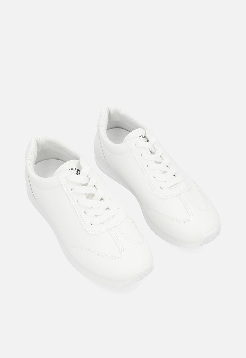 Pop Candy - Lace up sneakers-white