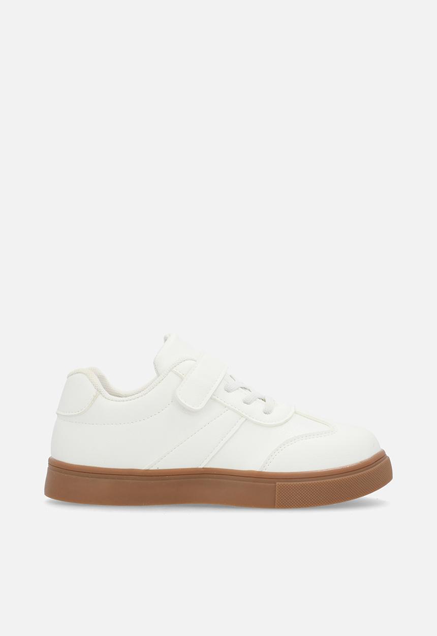 Pop Candy -  Adjustable fasteners sneakers-white