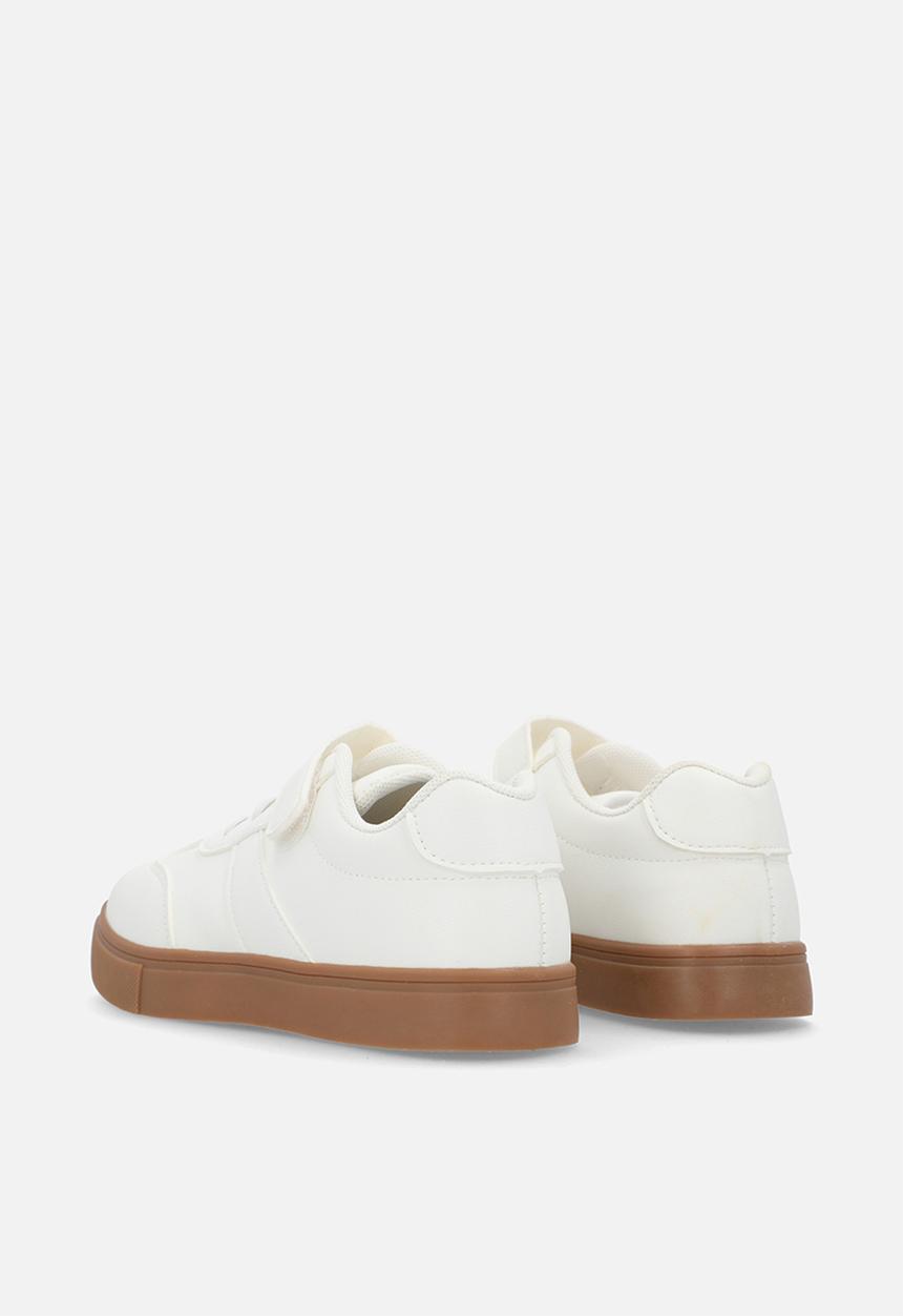 Pop Candy -  Adjustable fasteners sneakers-white