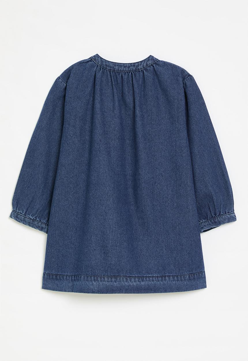 Pop Candy - Button down denim dress - blue