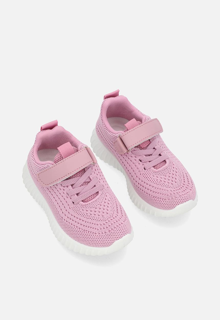 Pop Candy - Lace & adjustable strap fastener sneaker-pink