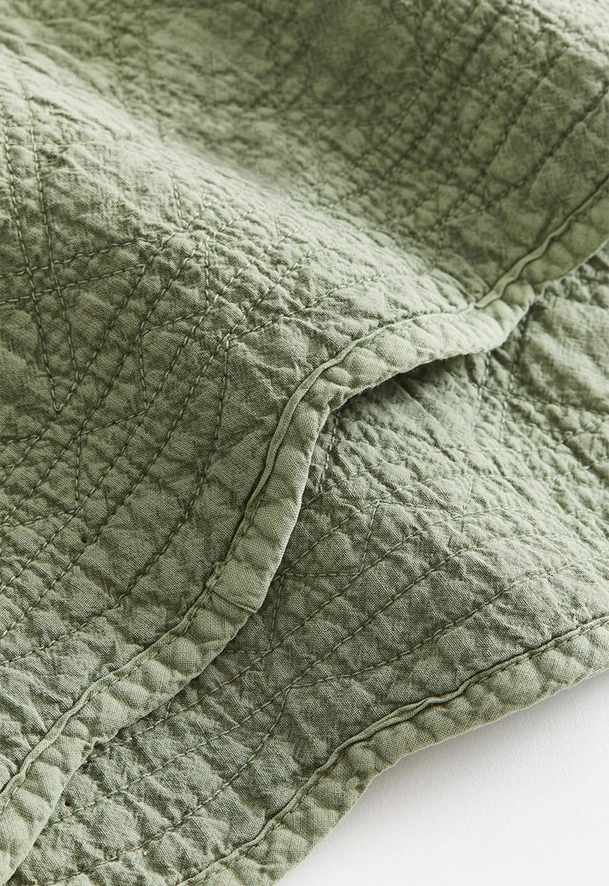 H&M - 2-Pack quilted place mats - green