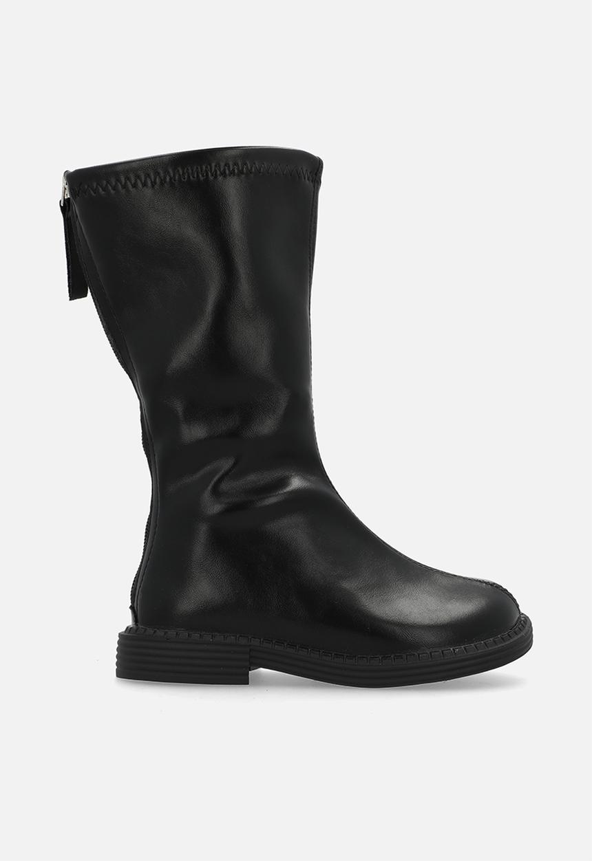 Pop Candy - Zip up boots-black