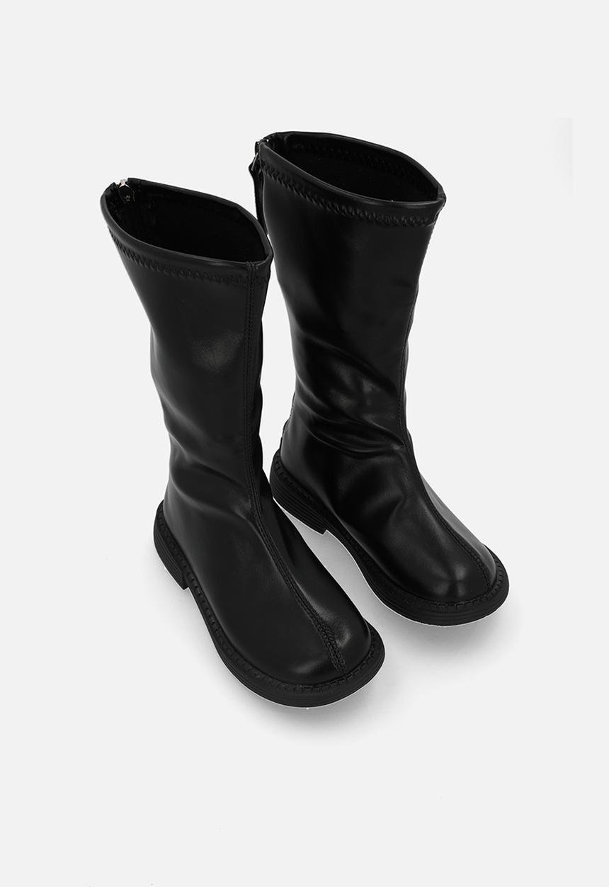Pop Candy - Zip up boots-black