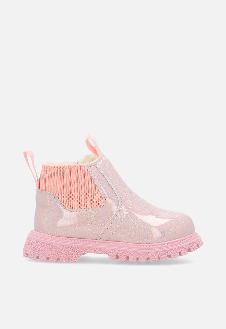 Pop Candy - Glitter PU boots - pink
