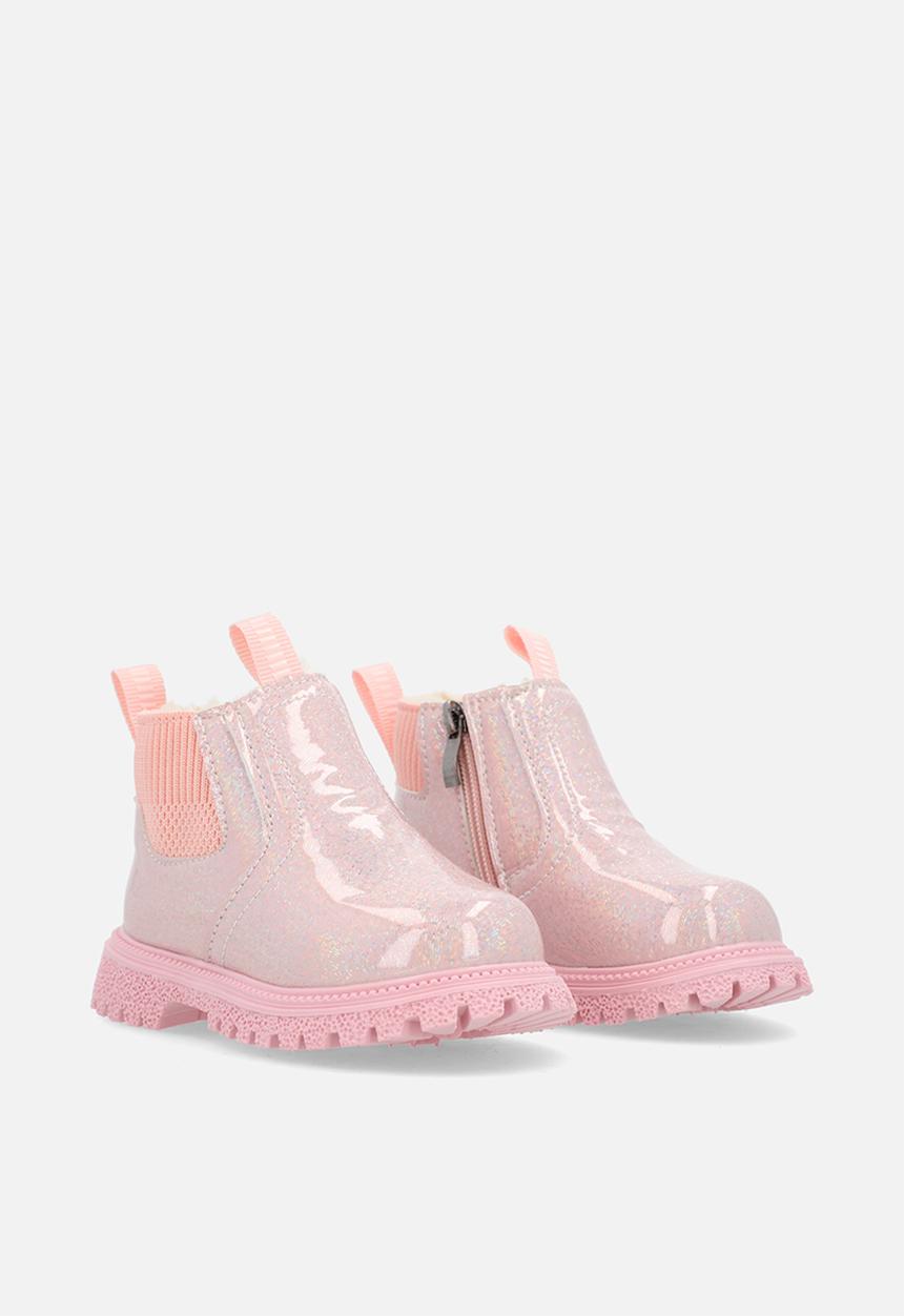 Pop Candy - Glitter PU boots - pink