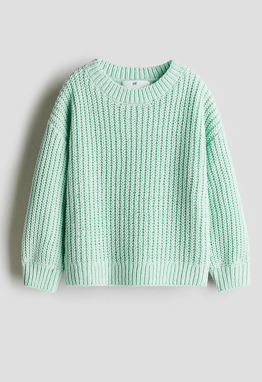 H&M - Chenille-knit jumper - mint green