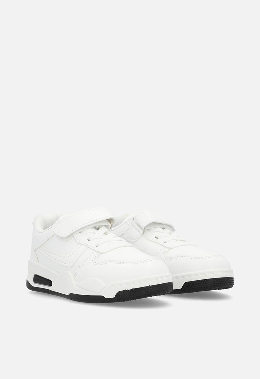 Pop Candy - Lace & adjustable fastener sneakers - white