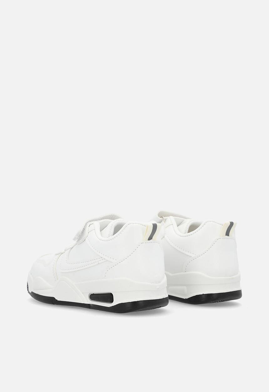 Pop Candy - Lace & adjustable fastener sneakers - white