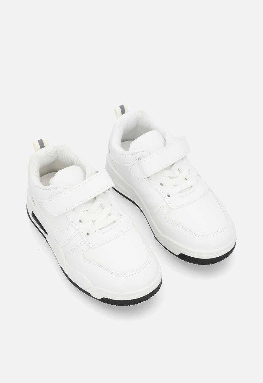 Pop Candy - Lace & adjustable fastener sneakers - white
