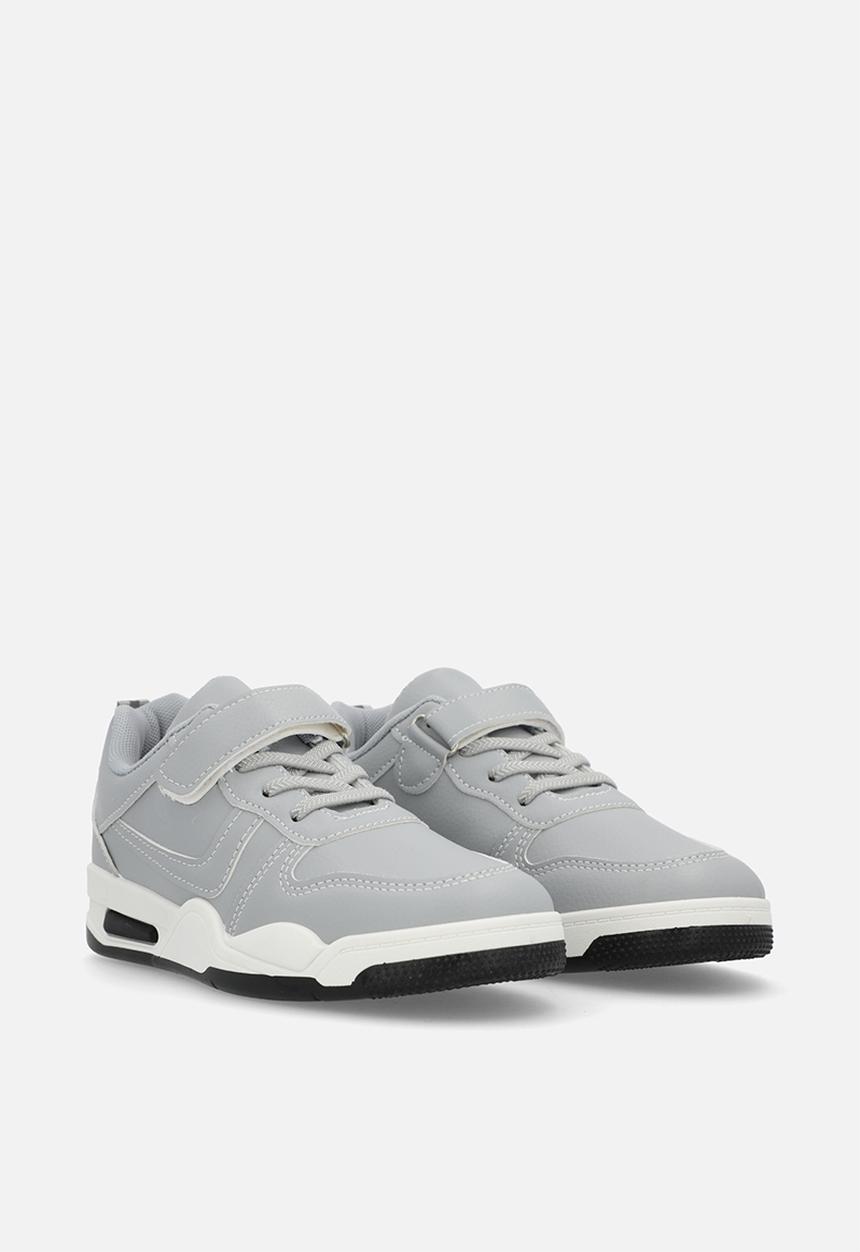 Pop Candy - Lace & adjustable fastener sneakers - grey
