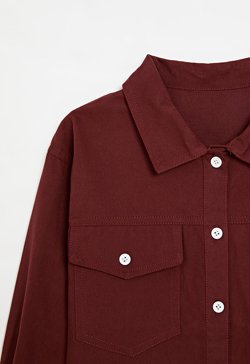 Pop Candy - Overshirt - maroon