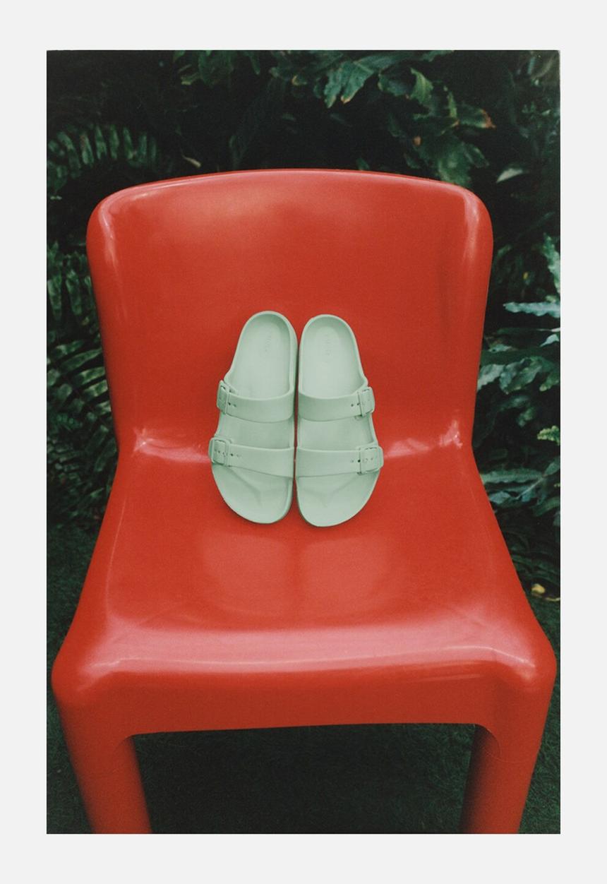MANGO - Beach shoes pauv - light/pastel green