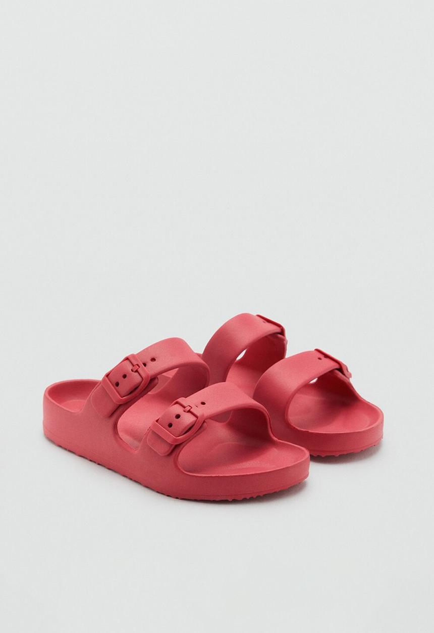 MANGO - Beach shoes pauf - medium red