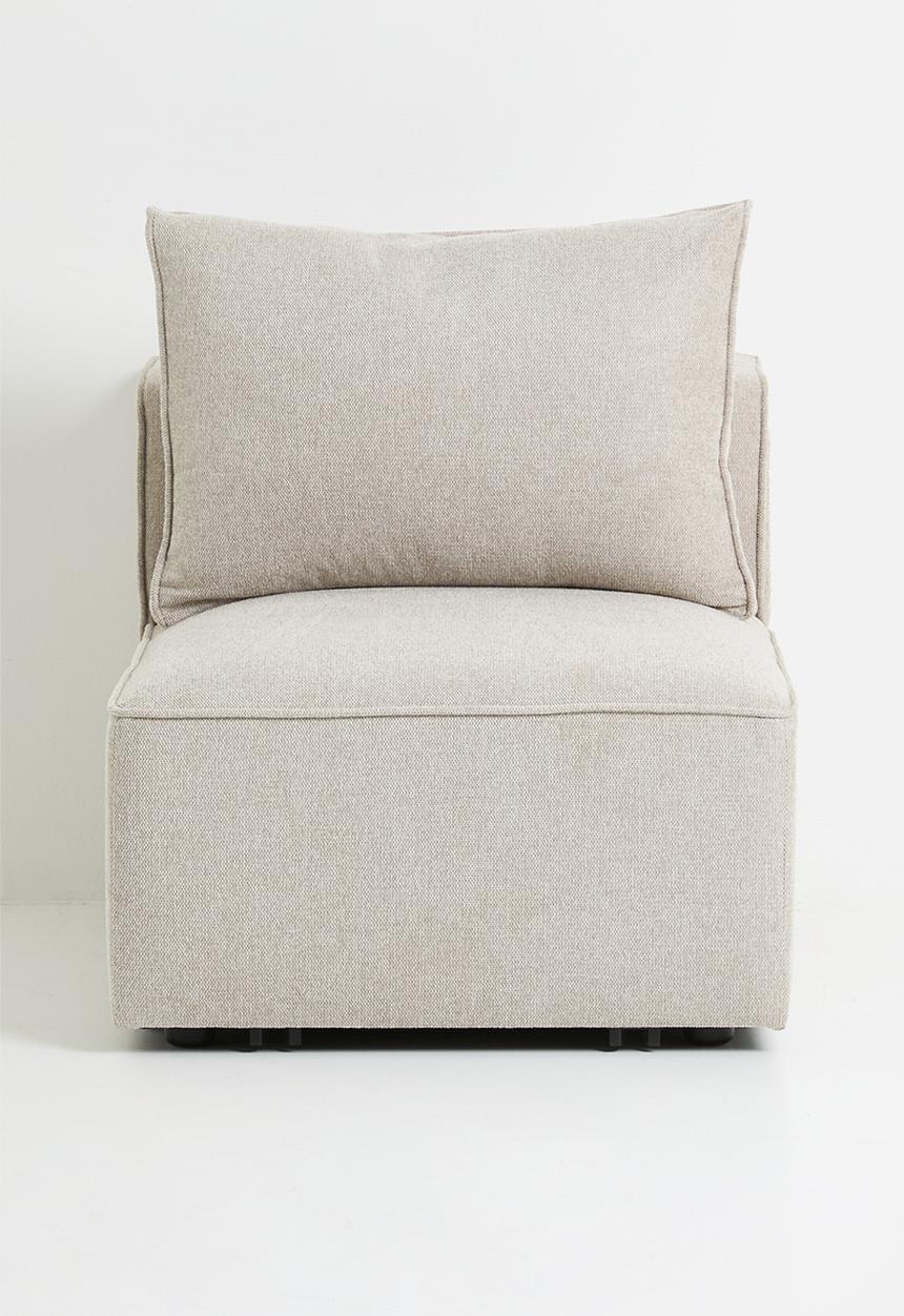 Sixth Floor - Gravity armless single seater modular - natural