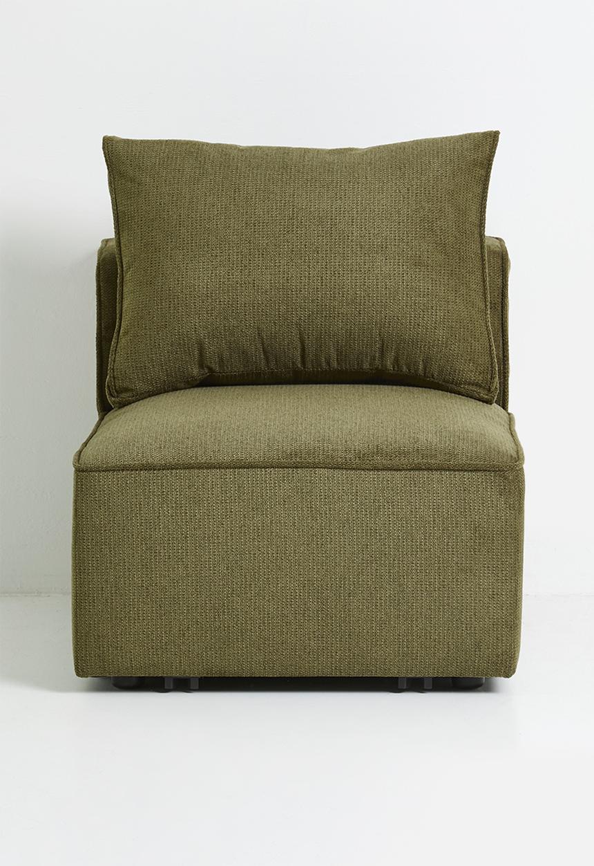 Sixth Floor - Gravity armless single seater modular - green