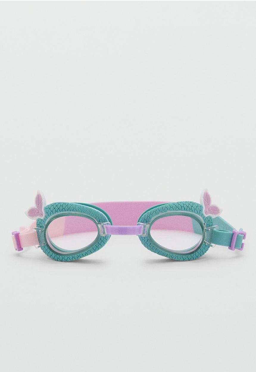 MANGO - Snorkeling goggles sirena - aqua green