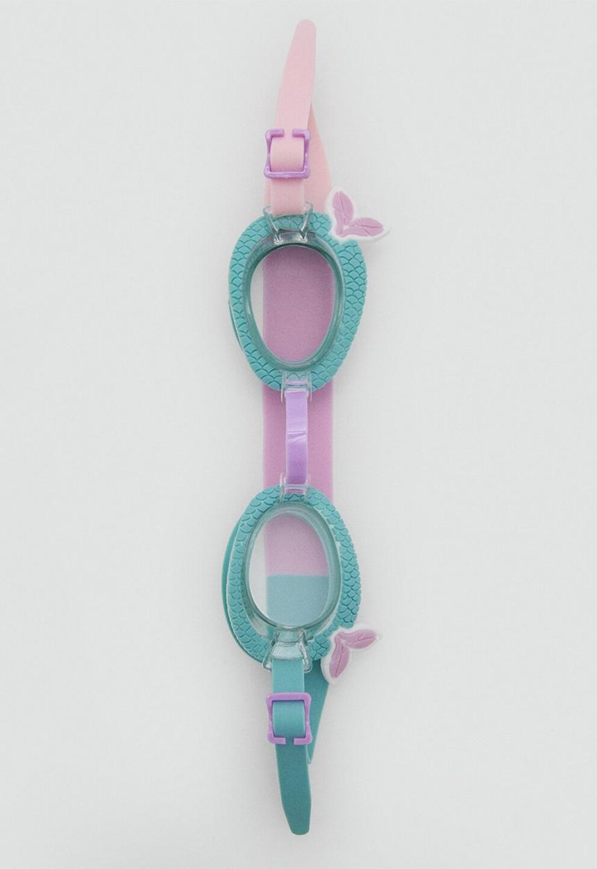 MANGO - Snorkeling goggles sirena - aqua green