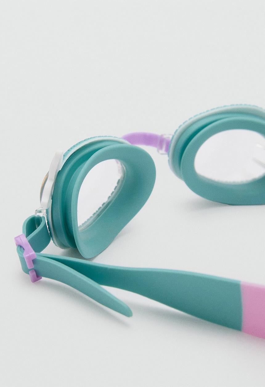 MANGO - Snorkeling goggles sirena - aqua green