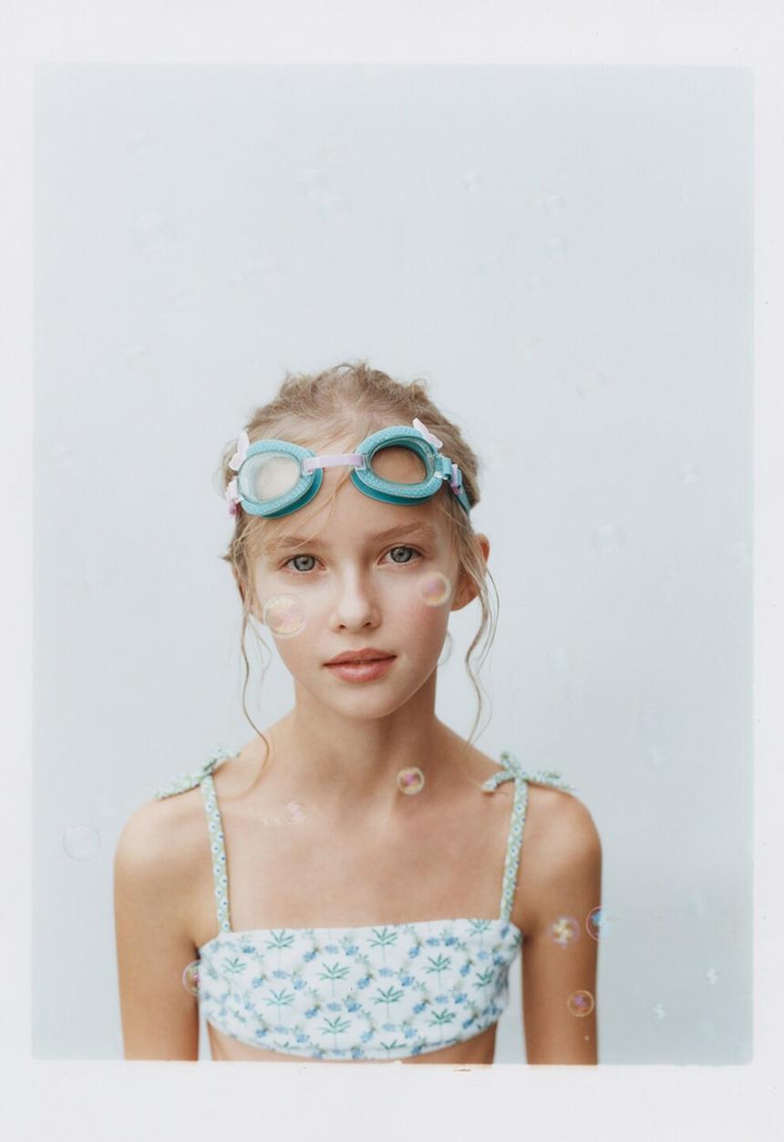 MANGO - Snorkeling goggles sirena - aqua green