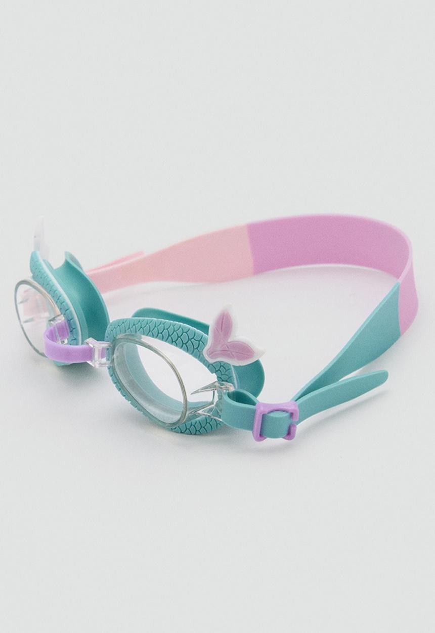 MANGO - Snorkeling goggles sirena - aqua green