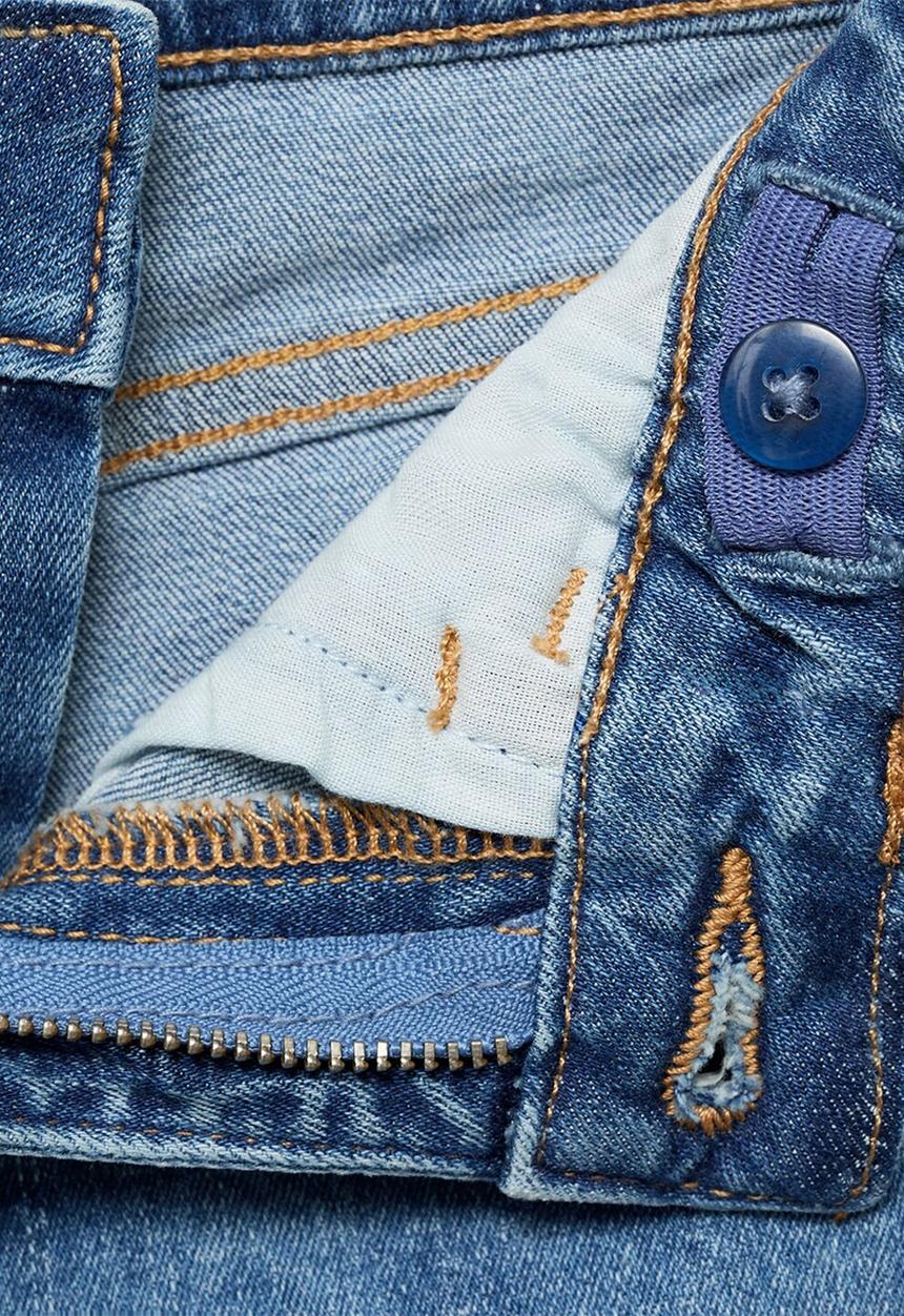 MANGO - Shorts chip - open blue