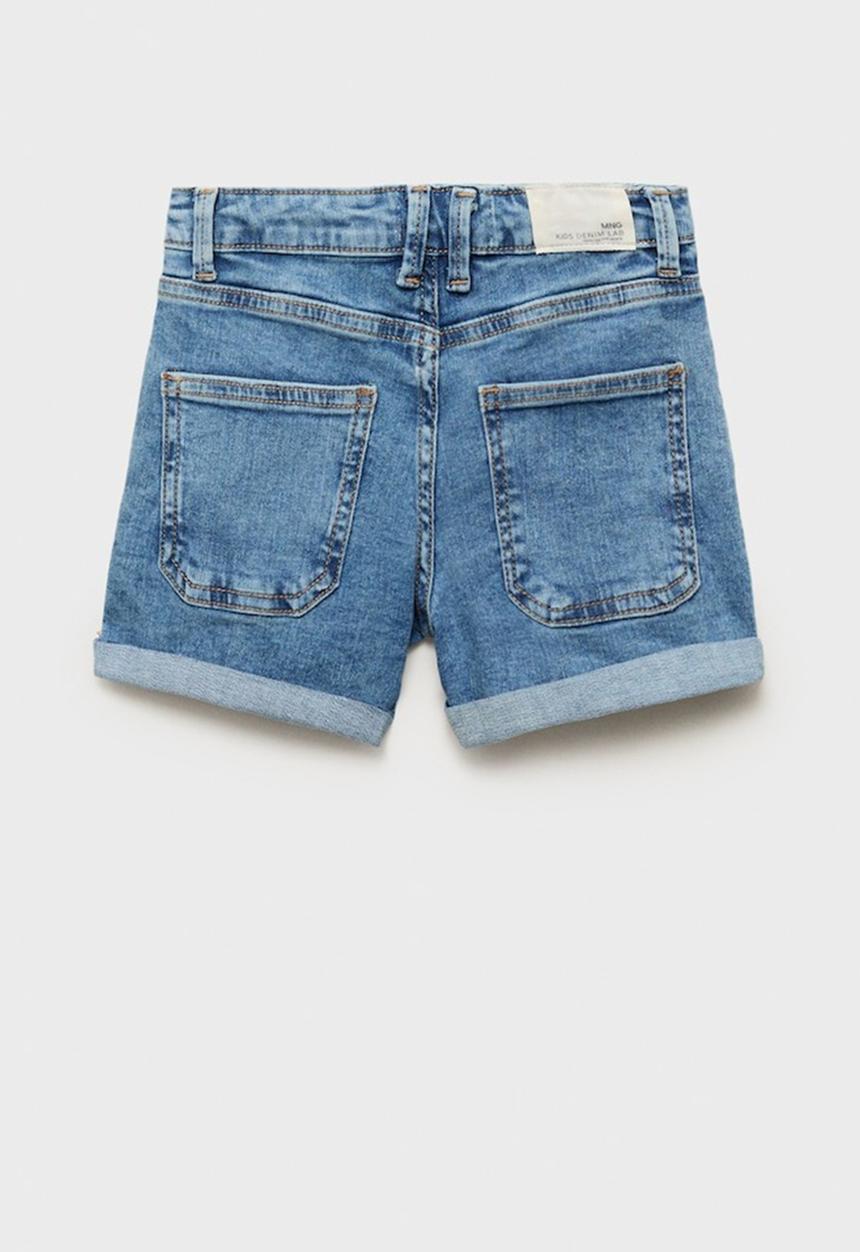 MANGO - Shorts chip - open blue