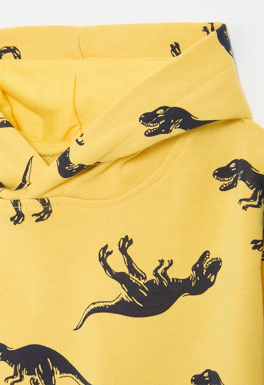 Pop Candy - Printed hoodie - yellow