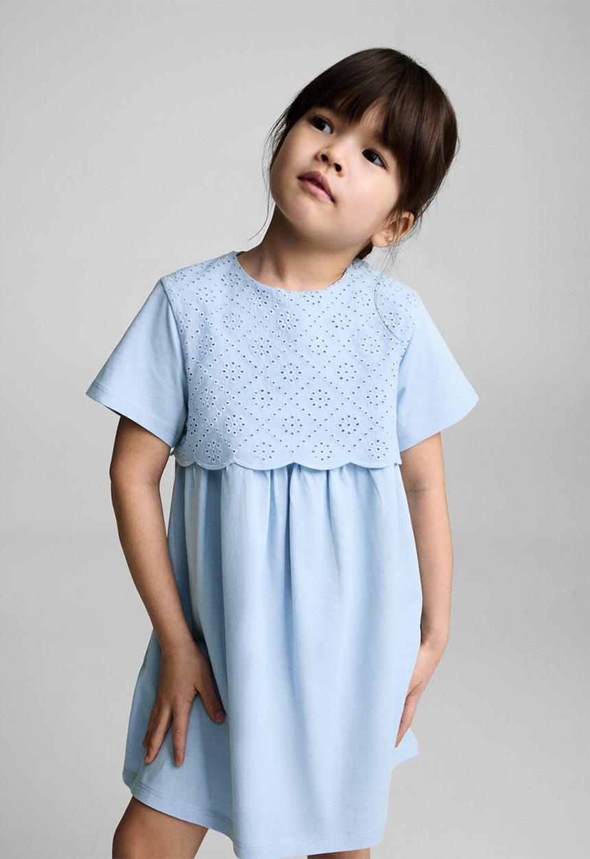 MANGO - Dress dressy - medium blue