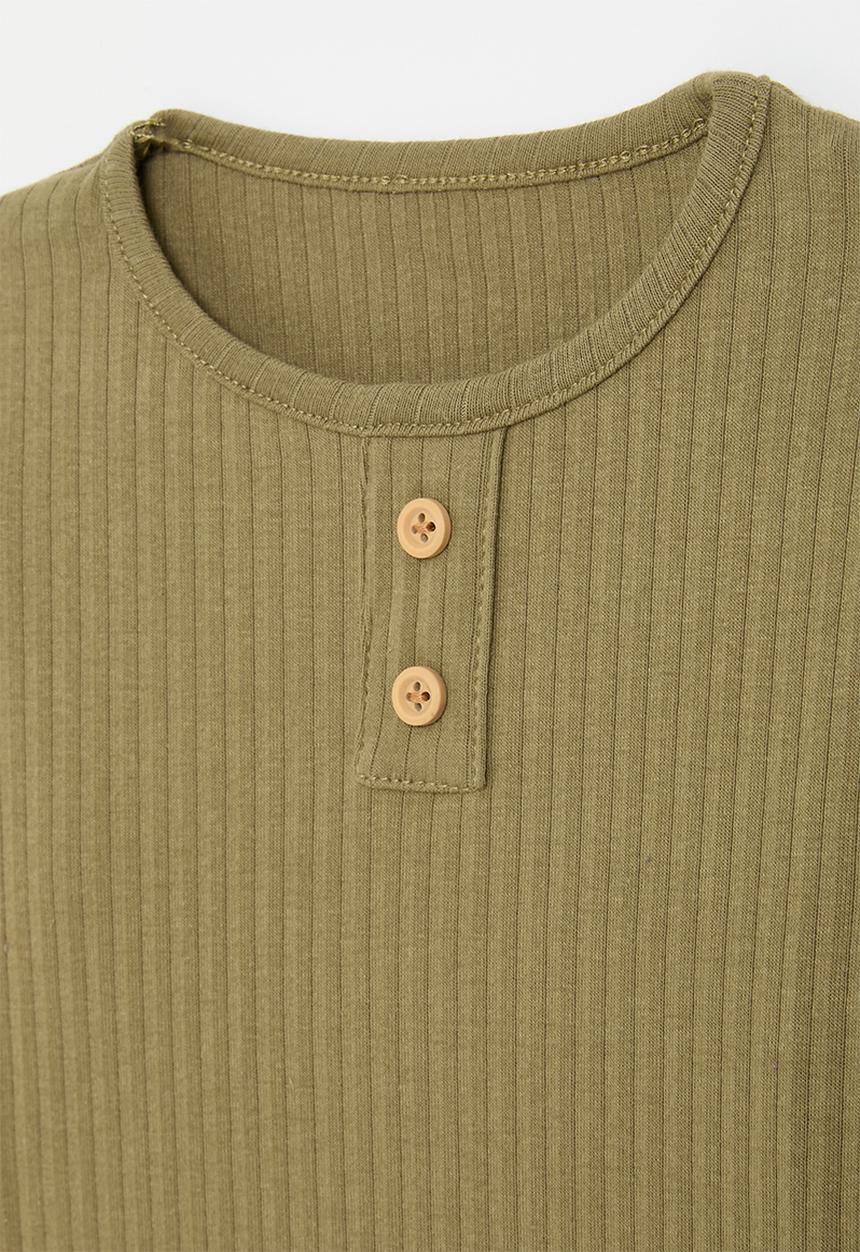 Pop Candy - Henley shirt - green