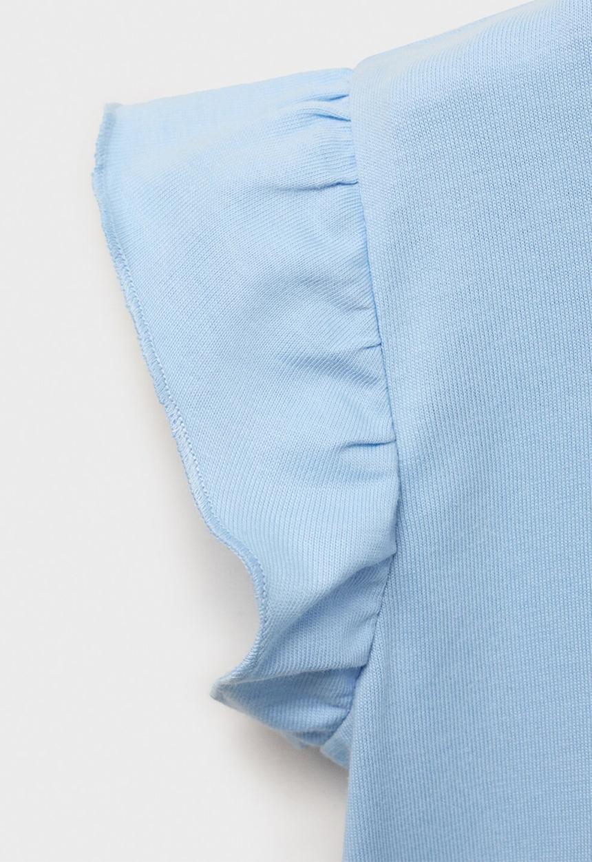 MANGO - T-shirt star - light/pastel blue