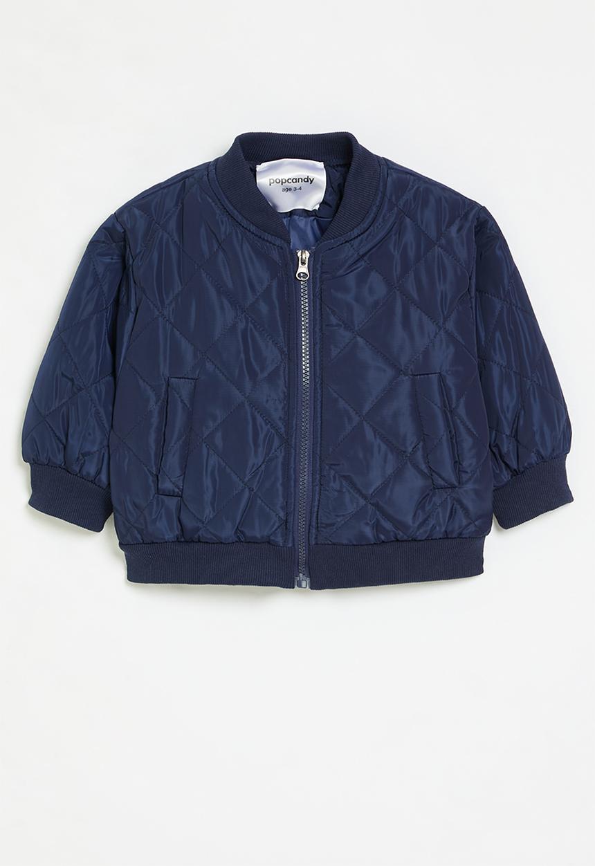 Pop Candy - Quilted bomber jacket - navy blue