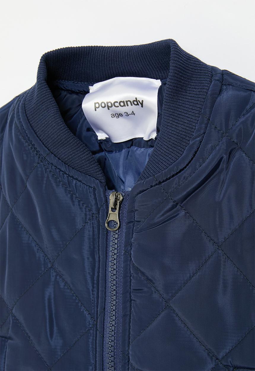 Pop Candy - Quilted bomber jacket - navy blue