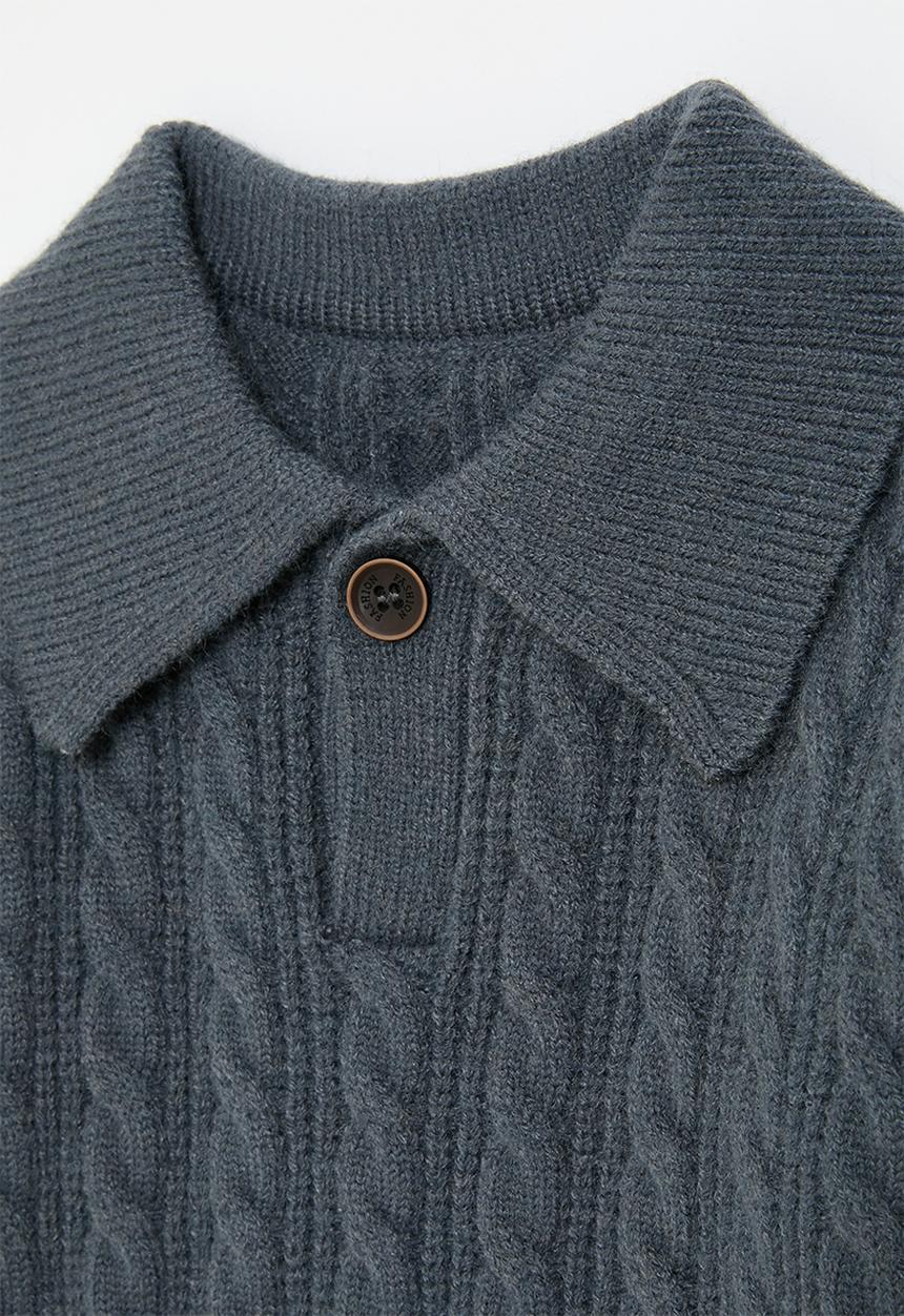 Pop Candy - Collared jersey - navy blue