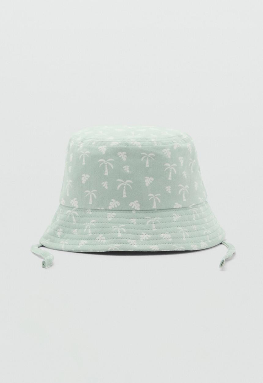 MANGO - Bucket hat tropical - aqua green