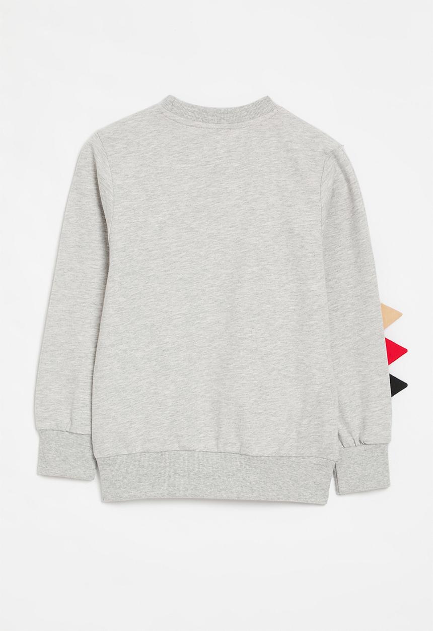 Pop Candy - Crewneck sweat top-grey & black