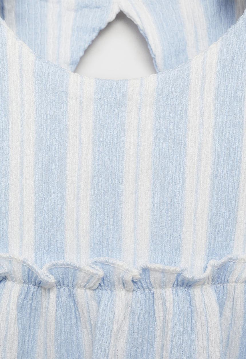 MANGO - Dress summer - medium blue