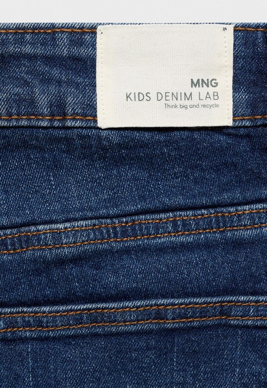 MANGO - Bermudas john - open blue