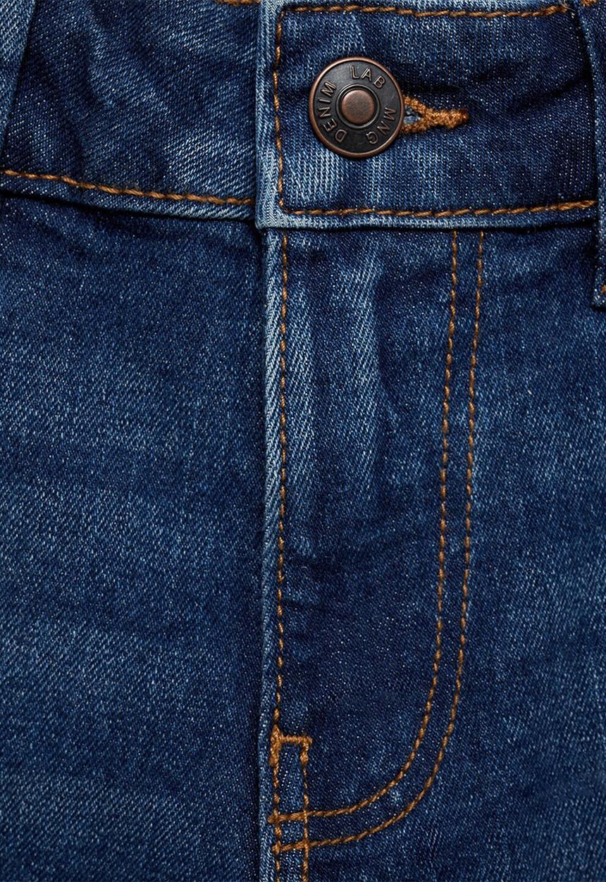 MANGO - Bermudas john - open blue