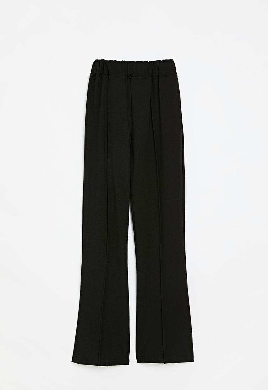 Pop Candy - Wide leg lounge pants - black