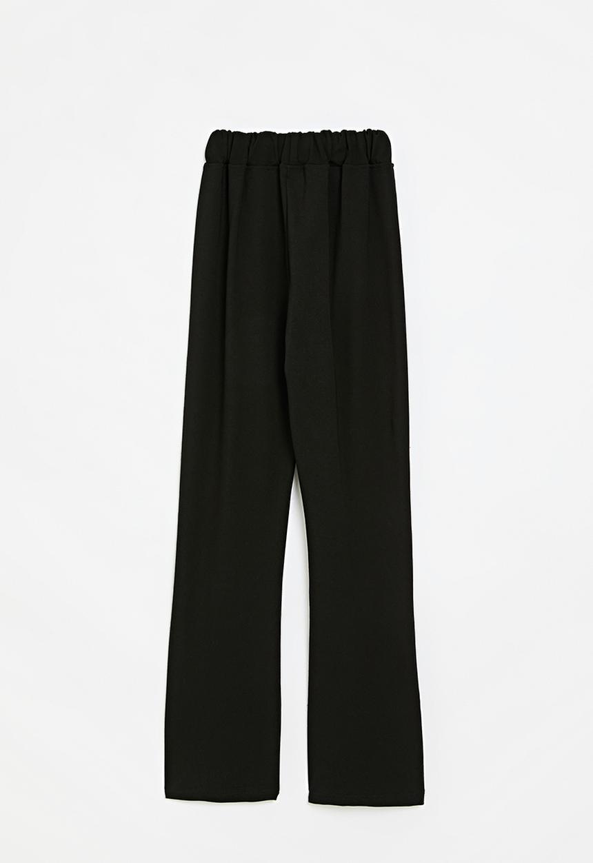Pop Candy - Wide leg lounge pants - black