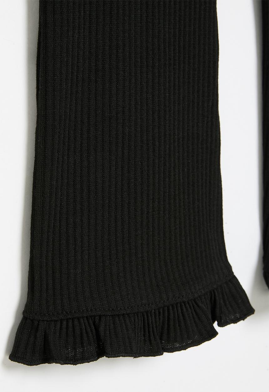 Pop Candy - Bootleg pants-black