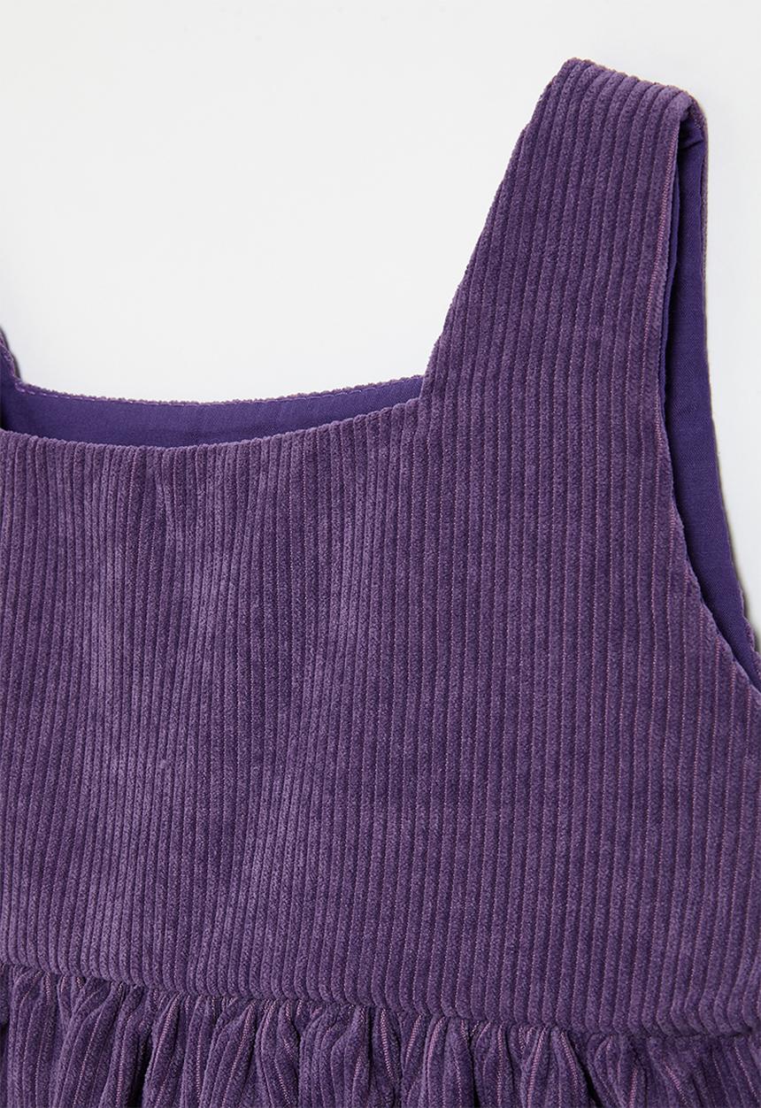 Pop Candy - Corduroy pinafore - purple