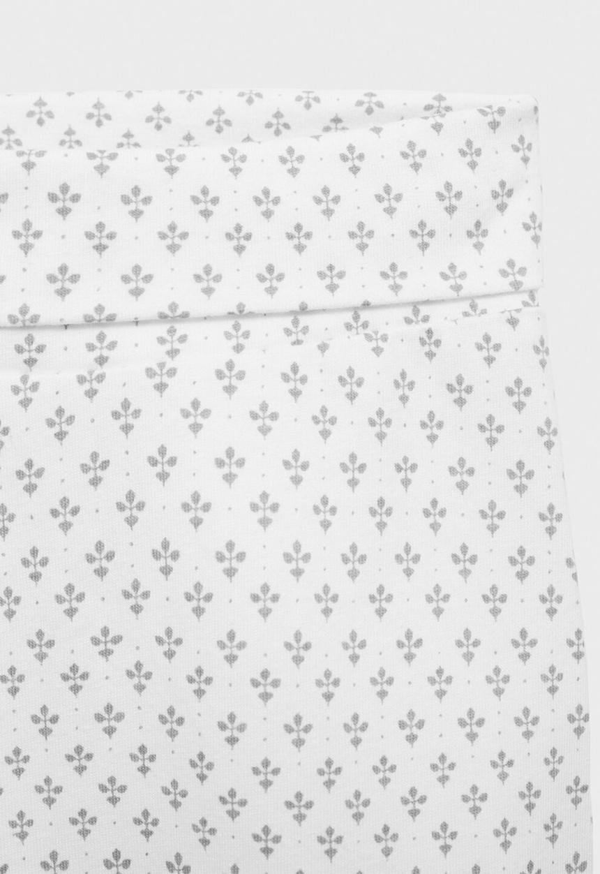 MANGO - Leggings poleopo - white & grey
