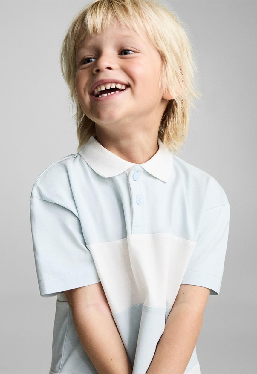 MANGO - Poloshirt peterb - light pastel blue