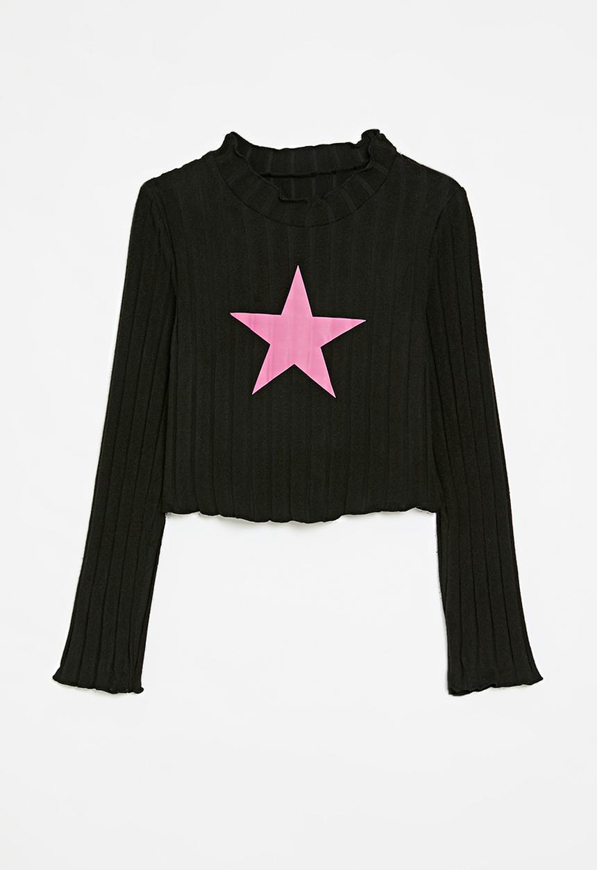 Pop Candy - Printed tee - black