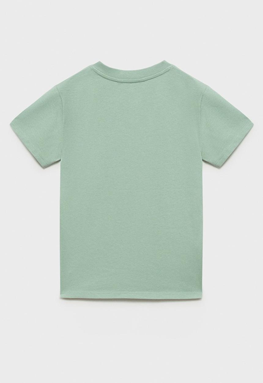 MANGO - T-shirt pani8 - light pastel green