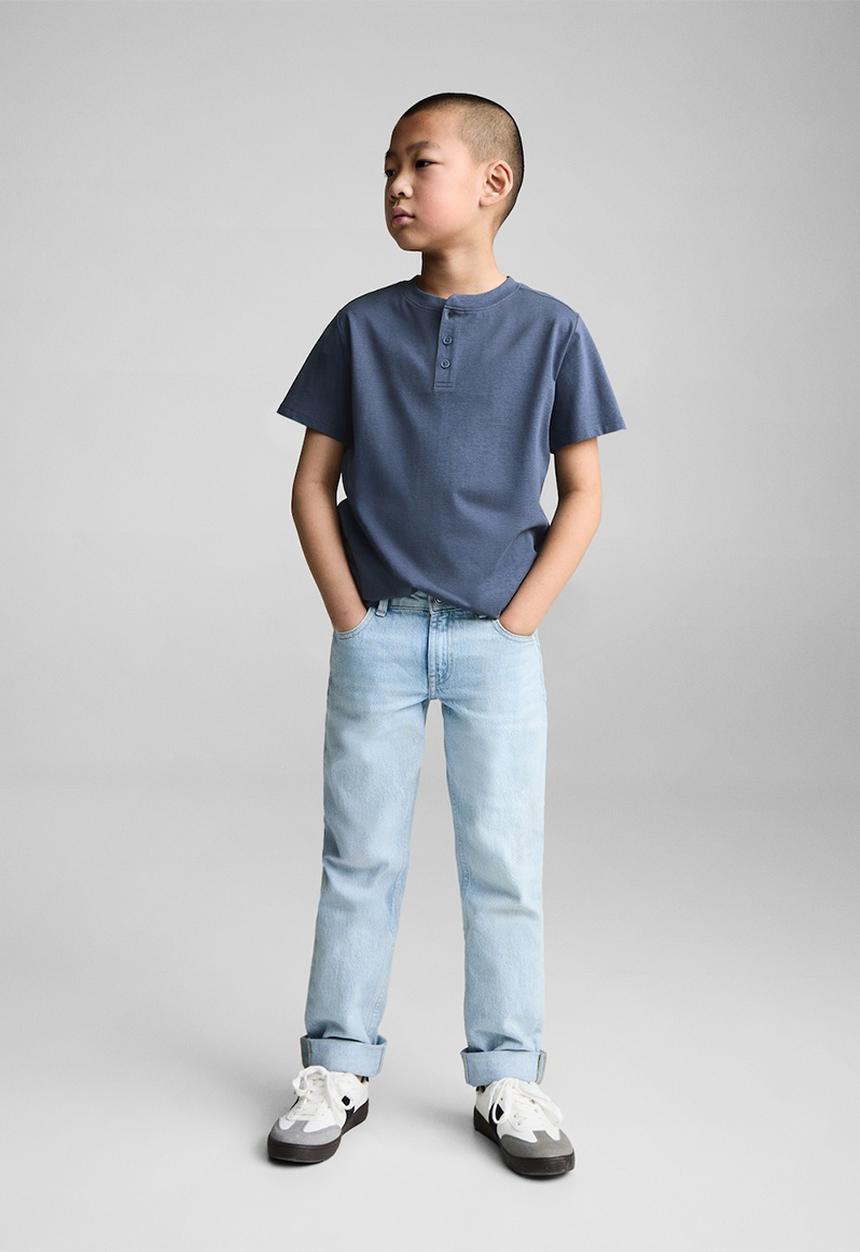 MANGO - T-shirt pani8 - medium blue